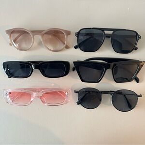Stylish Sunglasses Collection - Black and Pink